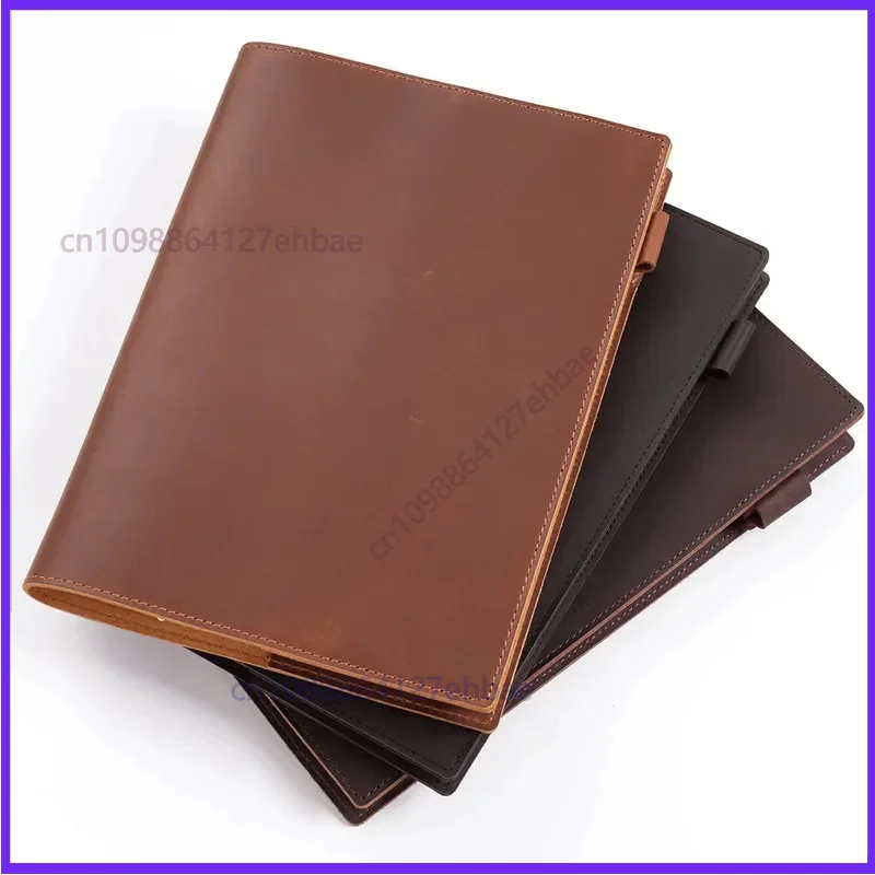 Leather Work Diary Covers - Vintage Leder B5 Notizbuch-Einband, Großer Notizblock,