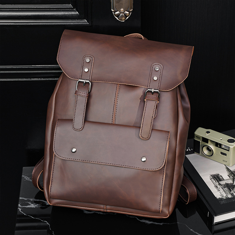 Vintage Herren-Leder-Rucksack, – Leather Work Rucksack Mens Bewertung und Preis