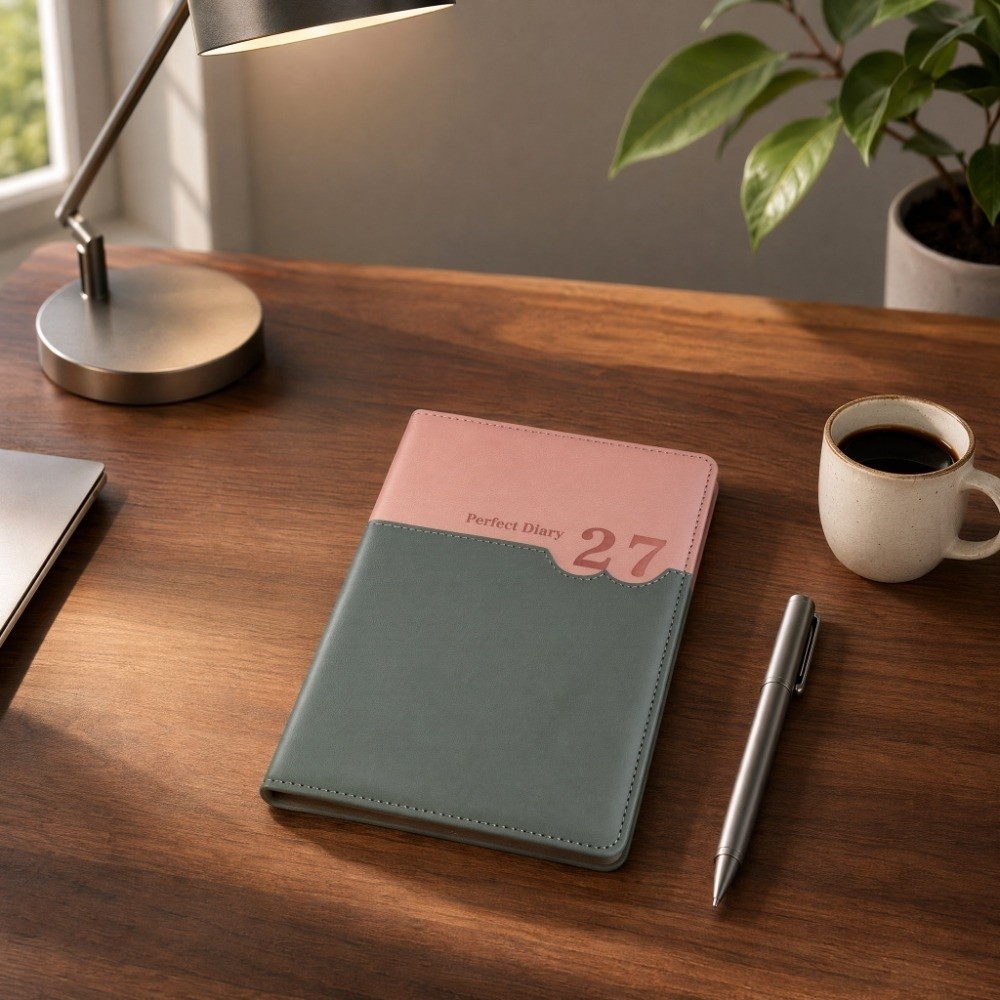 Büro-Arbeitsplaner 2027, Termi – Leather Work Diary Covers Bewertung und Preis