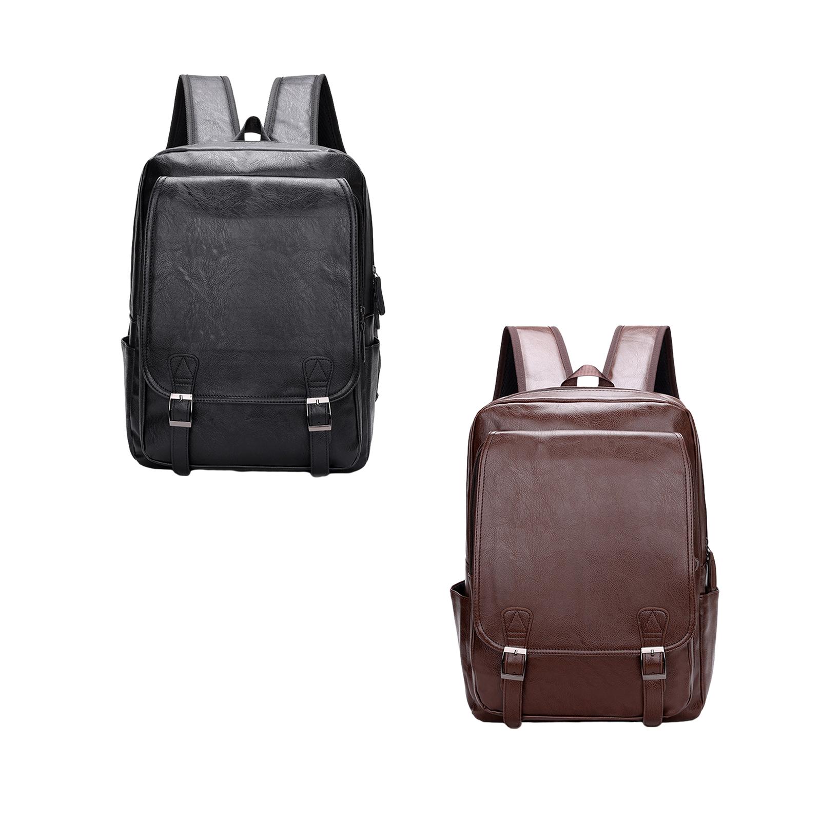 Herren-Laptop-Rucksack aus PU- – Leather Work Rucksack Mens Bewertung und Preis