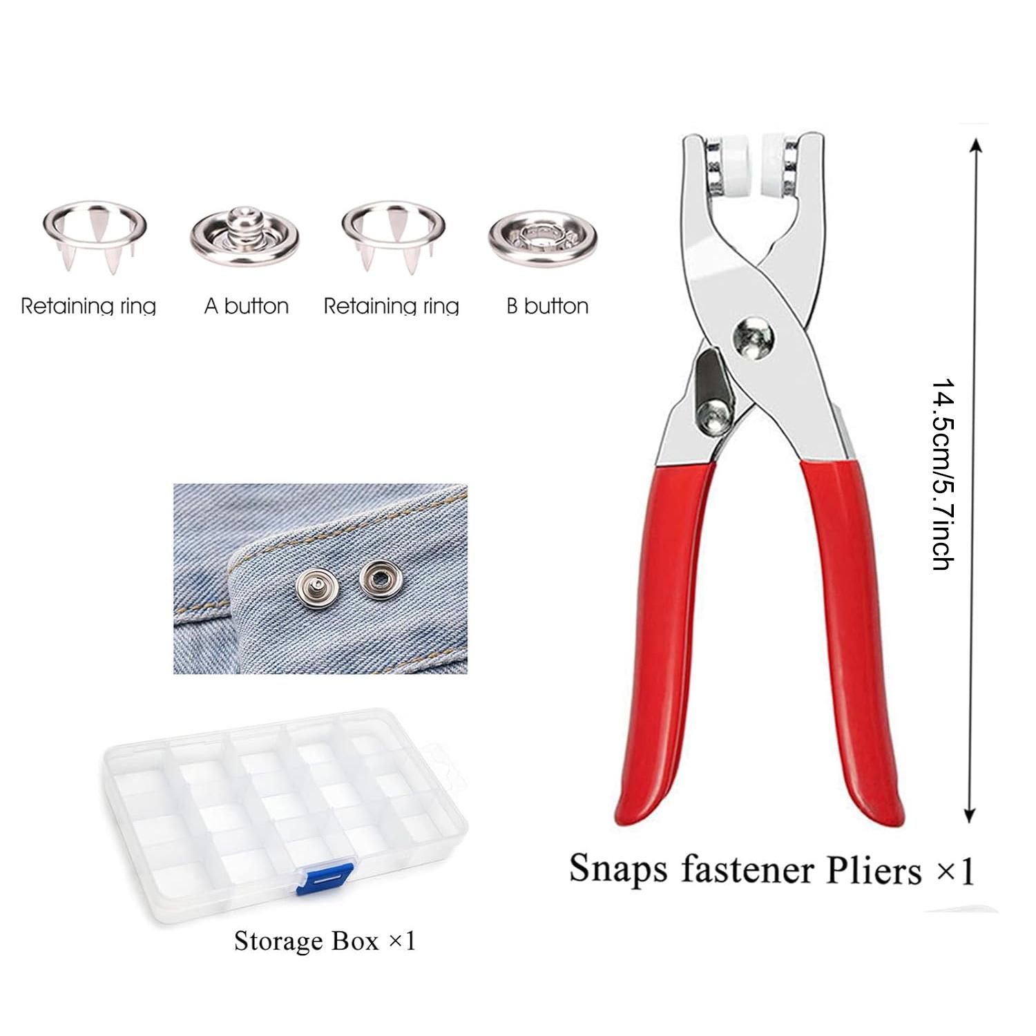 100 Sets Metall-Druckknöpfe mi – Rivet Setter Tool Bewertung und Preis