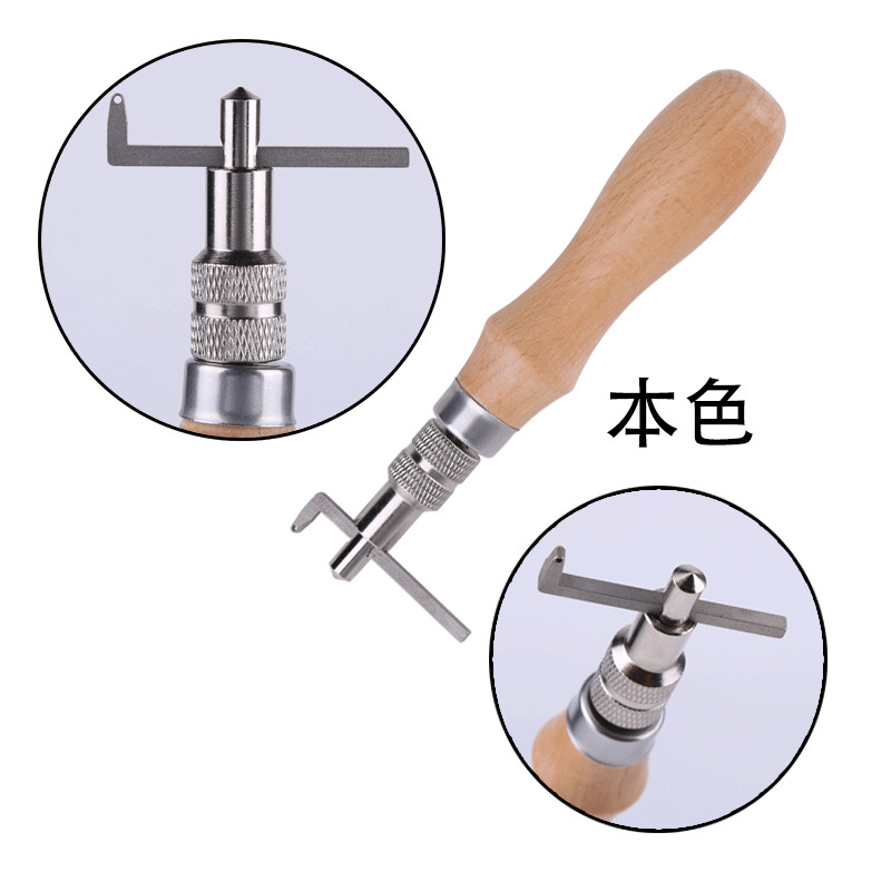 Verstellbarer Lederkanten-Nähe – Groover Stitching Tool Bewertung und Preis